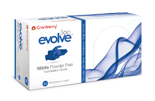 Cranberry Evolve 300 Nitrile Gloves (Bulk Order)